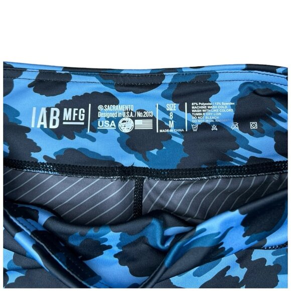 Blue Leopard No-Ride Athletic Shorts NWT - Picture 3 of 3
